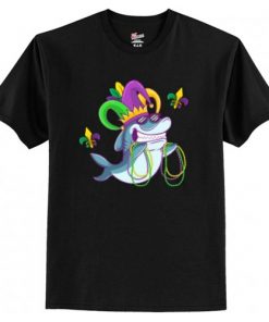 Shark Mardi Gras New Orleans New T-Shirt AI