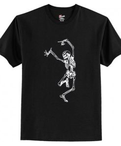 Dancing Skeleton Halloween T Shirt AI