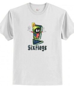 Marvin The Martian Six Flags T-Shirt AI