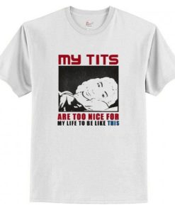 My Tits Are Too Nice For My Life To Be Like This T-Shirt AI
