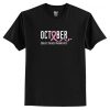 October Breast Cancer Awareness T-Shirt AI