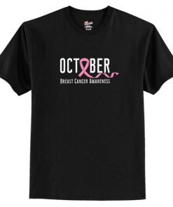 October Breast Cancer Awareness T-Shirt AI