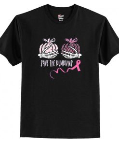 Save the Pumpkin Pink Ribbon Breast Cancer T-Shirt AI