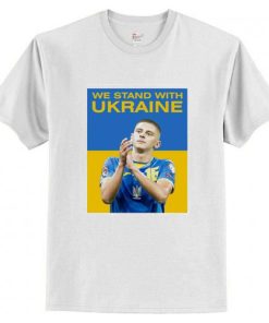 We Stand With Ukraine T Shirt AI