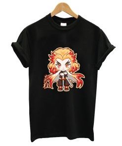 Chibi Kyojuro Rengoku Hashira Kimetsu no Yaiba T-Shirt AI