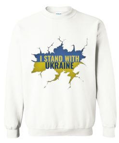 I Stand With Ukraine- Sweatshirt- AI