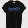 Thrasher Blue Flames T Shirt AI