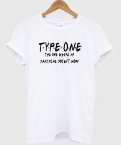 Type One Diabetes Friends T Shirt AI