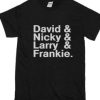 Disco DJ Legends David Mancuso Nicky Siano Larry Levan Frankie Knuckles T-Shirt AI