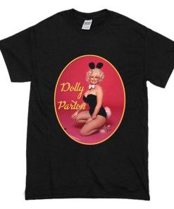 Dolly Parton Playboy Bunny Foto Poster T shirt AI