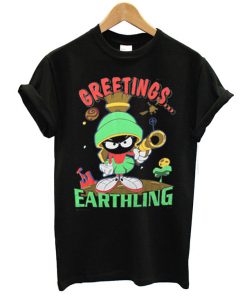 Marvin the Martian Greetings Earthlings T-Shirt AI