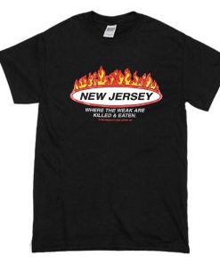 New Jersey Where the weak are killed and eaten T-Shirt AI