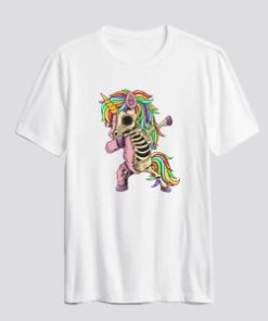 Dabbing Zombie Unicorn T Shirt AI