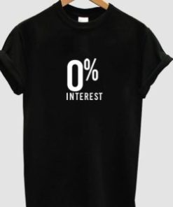 0% interest t shirt AI