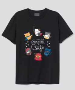 Dungeons and Cats T Shirt AI