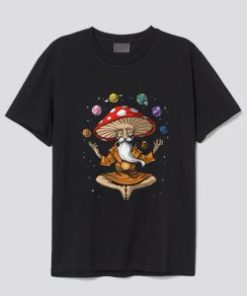 Magic Mushroom Buddha T-Shirt AI