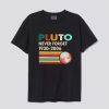 Never Forget Pluto Retro Space Science T Shirt AI