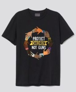 Protect Children Not Guns t Shirt AI