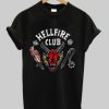 Stranger Things 4 Hellfire Club t shirt AI