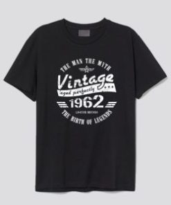 Vintage 1962 The Man The Myth T Shirt AI