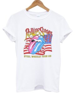 Rolling Stones Steel Wheels Tour T-shirt AI