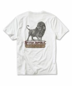 Banana Republic Jungle King white T-shirt AI