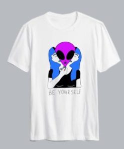 Be Yourself Alien T-Shirt AI