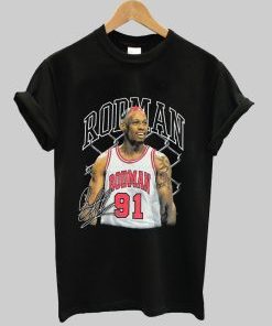 Dennis Rodman Chicago Bulls Shirt AI