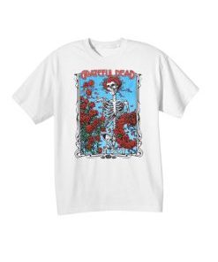 Grateful Dead Bertha Broken Wheel with Roses T-Shirt AI