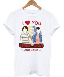 I Love You to the Upside Down and Back T Shirt AI