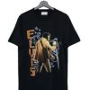 Liquid Blue Elvis Print T Shirt AI