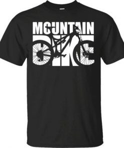 Mountain Bike Design T-Shirt AI