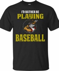 Playing Baseball T-shirt AI