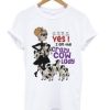 crazy cow lady T-shirt AI