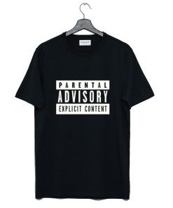 Parental Advisory Black T-Shirt AI