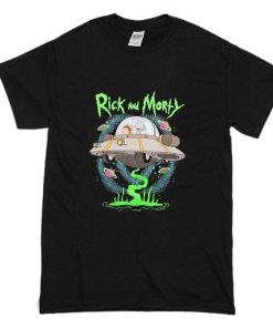 Rick And Morty UFO Big T Shirt AI
