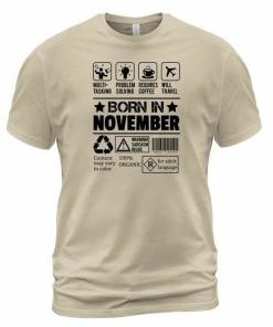 Born In November T-shirt AI