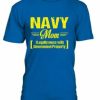 Navy Mom T-shirt AI