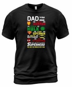 Dad Superhero T-shirt AI