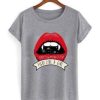 Vampire Fangs fight like a girl T Shirt AI