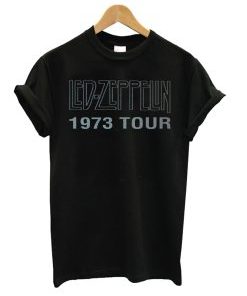 Vintage Led Zeppelin ~ Showco Sound 1973 Tour T- Shirt Back AI