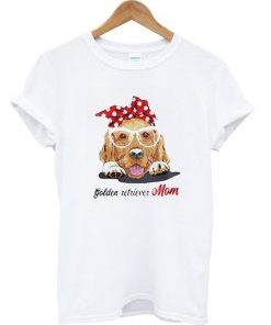 Golden Retriever Mom T-Shirt AI