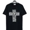 Man Of God Cross T-Shirt AI