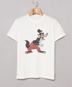 Disney Men’s Three Little Pigs Big Bad Wolf T-Shirt AI