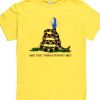 Gadsden Flag Beavis Are you Threatening Me T Shirt AI