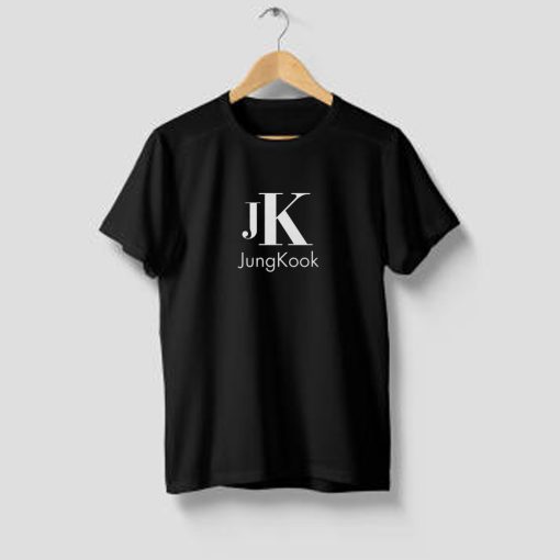 BTS Jungkook CK JK T Shirt