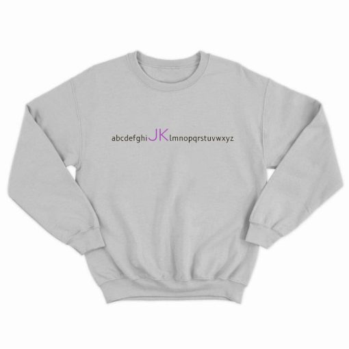 Jeon Jungkook Username Alphabet Sweatshirt