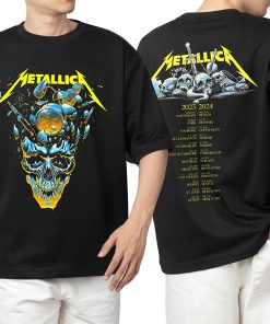 Metallica Band Metal Tour 2023 2024 Event T-Shirt TWOSIDE