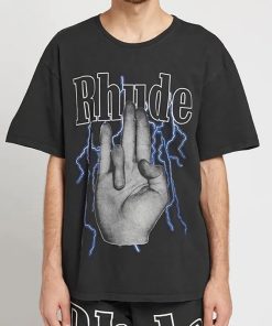 Rhude Shoker Hand Print T-shirt