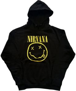 Nirvana Happy Face Hoodie